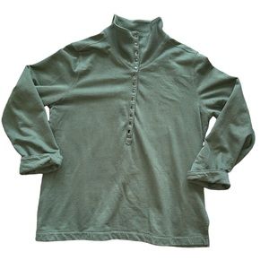 Wild Palms Mock Neck Sweatshirt